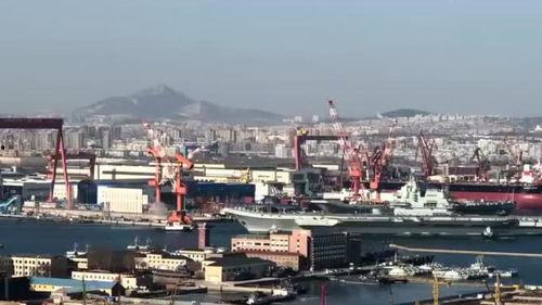 大连航母最新爆料视频,揭秘神秘海试片段